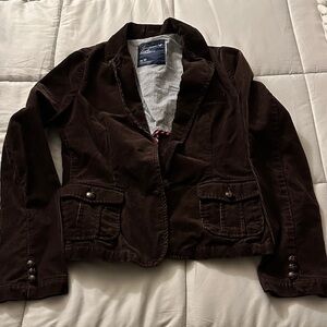 American Eagle Outfitters Dark Brown Blazer